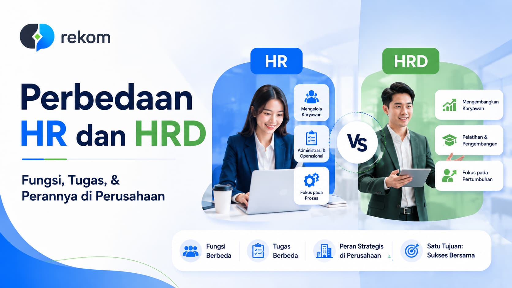 Perbedaan HR dan HRD: Fungsi, Tugas, & Perannya di Perusahaan